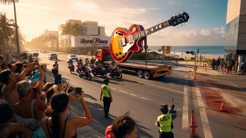 Moradores de Praia Grande: a guitarra do Hard Rock chegou, cruzou 3 pontos e pode mudar seu passeio