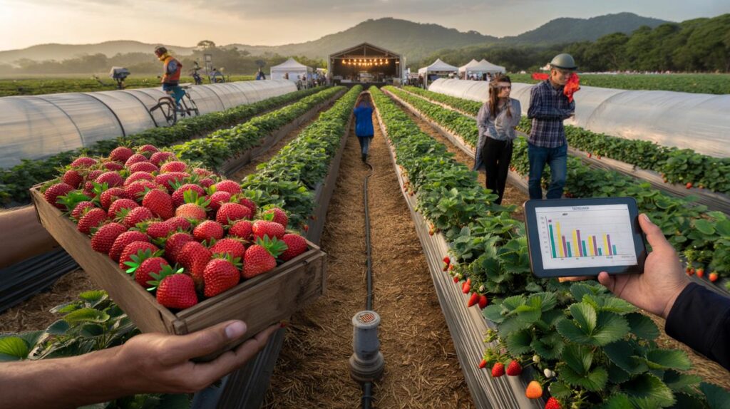 Morango Agrotech em Bom Repouso: você vai perder 4 dias de inovação, prêmios e 1.000+ visitas?