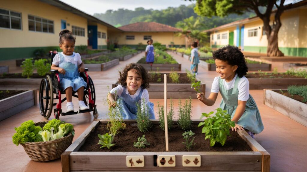 Mosaic inaugura horta sensorial acessível em Cajati: como 350 alunos podem mudar sua rotina?