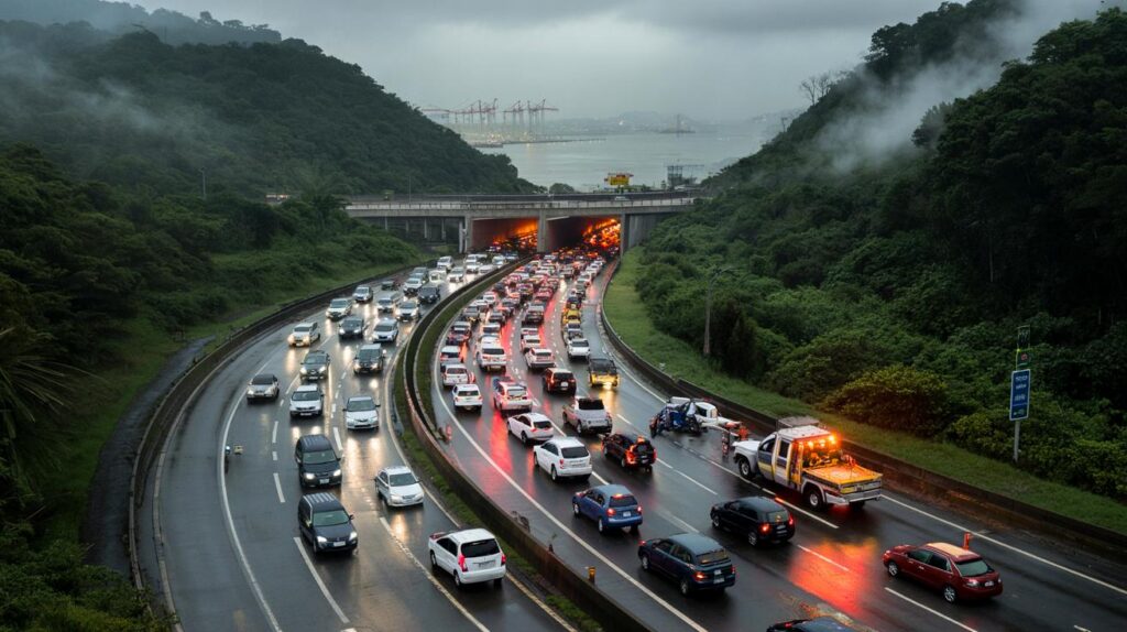 Motoristas presos por 24 km no litoral de SP: você se arriscaria a encarar a Anchieta hoje?