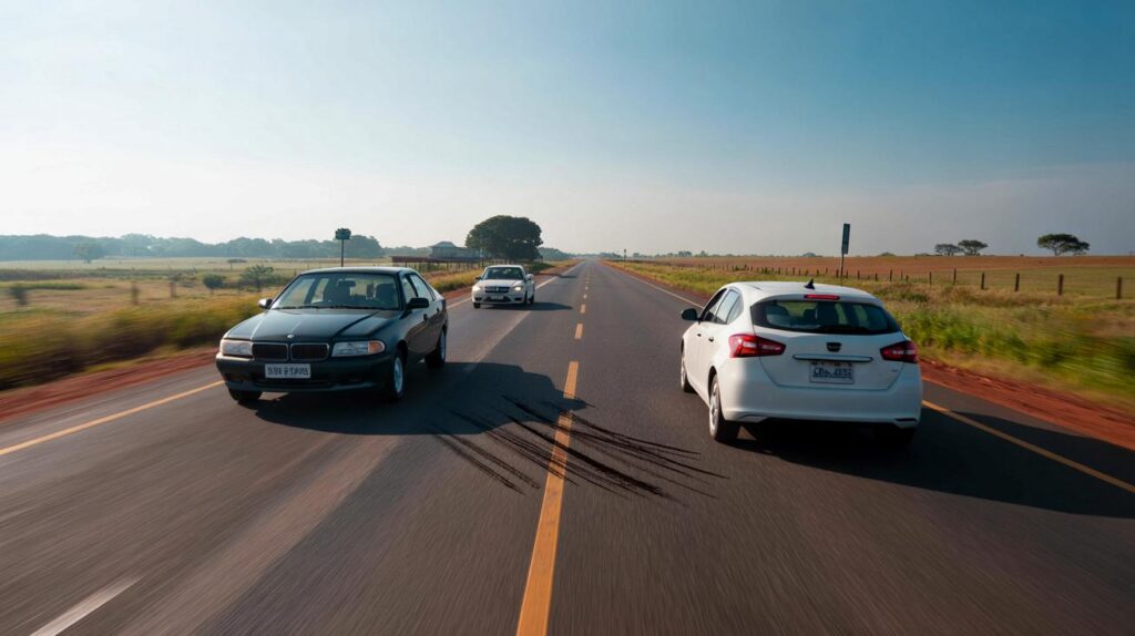 MS-164, km 85, perto de Itamaraty, em Ponta Porã: você arriscaria a ultrapassagem que tirou 3 vidas?