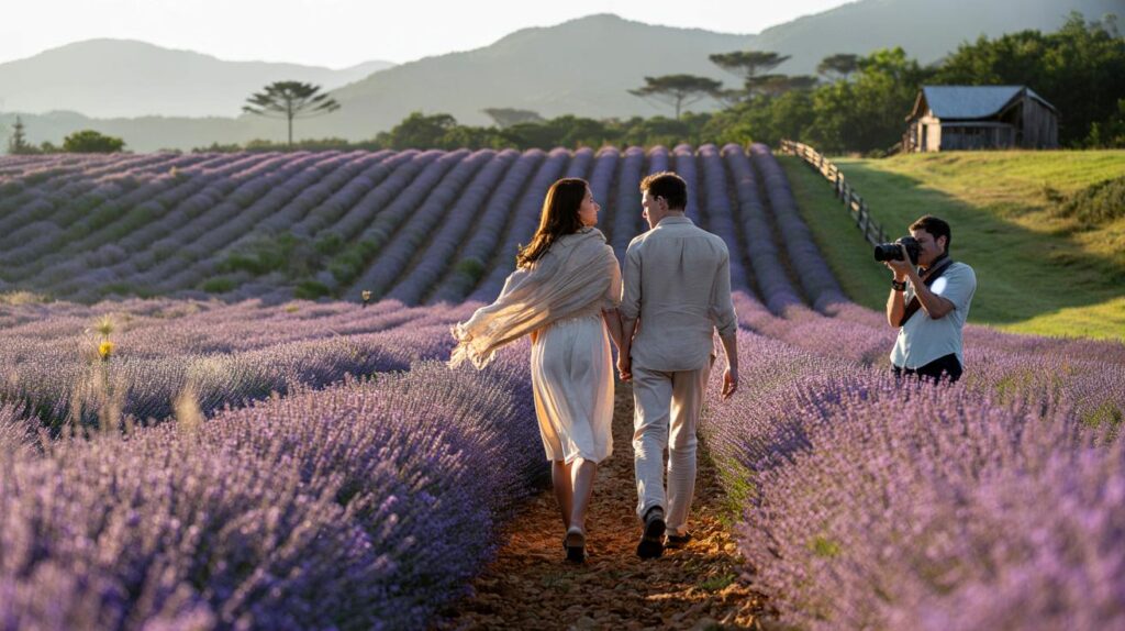 Na Serra da Mantiqueira, uma fazenda de lavanda virou destino de casais e fotógrafos