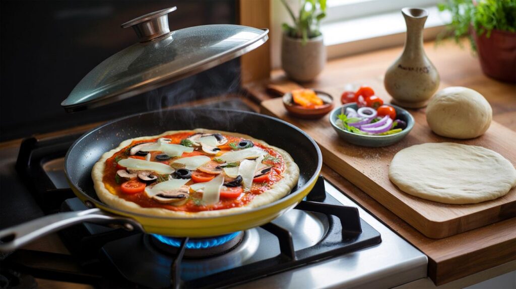 Nem forno, nem ovo, nem leite: você topa fazer pizza em 12 minutos e gastar menos de R$ 8?