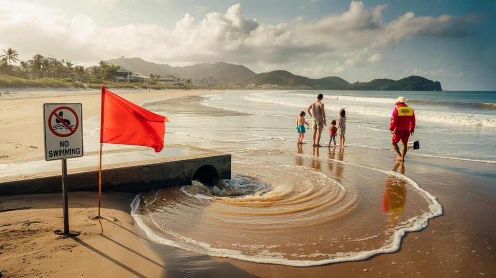 Norte de SC tem 6 pontos impróprios para banho: seu destino favorito está nessa lista de verão?