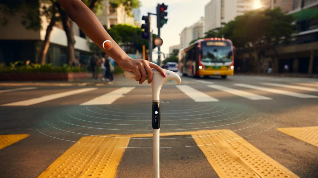 Nova bengala com IA do Tecpar promete guiar sem celular e sem internet: você deixaria pais usarem?