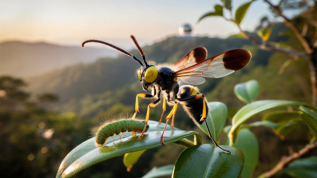 Nova vespa na Serra do Japi pega você de surpresa: duas manchas no rosto e uma missão mortal