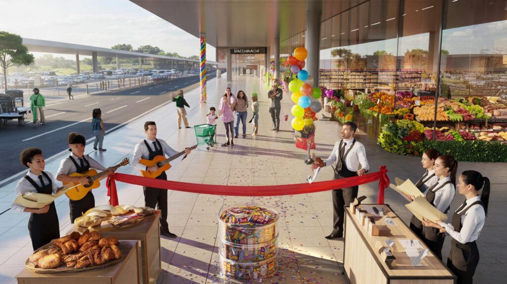 Novo mercado em Jacareí no Lisboa Mall: você vai perder 20 vales de R$ 200 e 100 vagas na sexta 7?