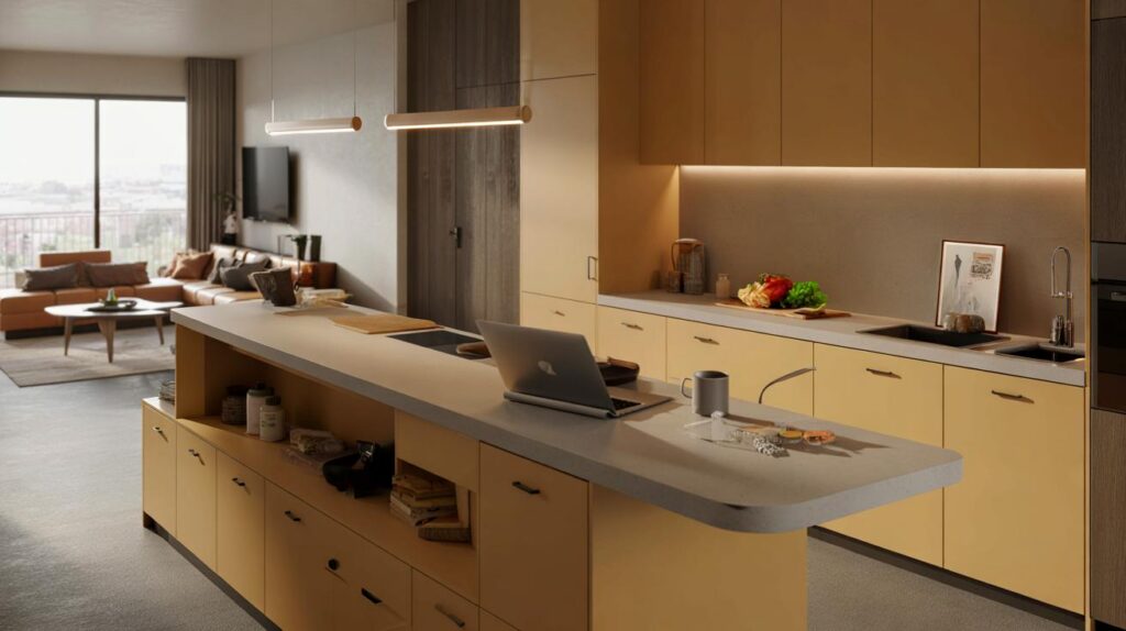 O fim das bancadas de cozinha: você vai mesmo trocar por penínsulas modulares em 2026? na sua casa