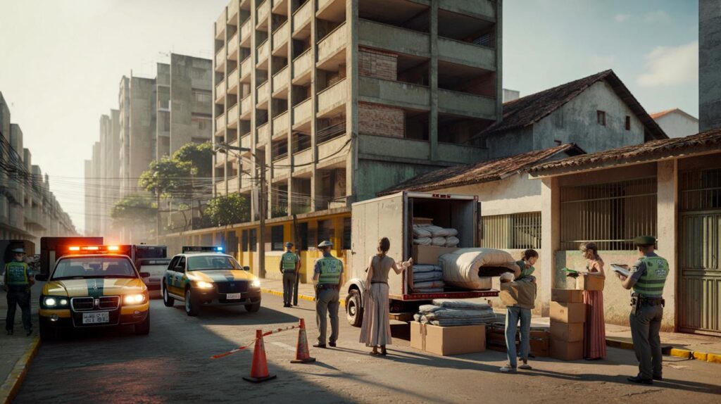 Operação da PM no DF esvazia Hotel Colorado: 80 famílias saem e você ficou preso no trânsito?