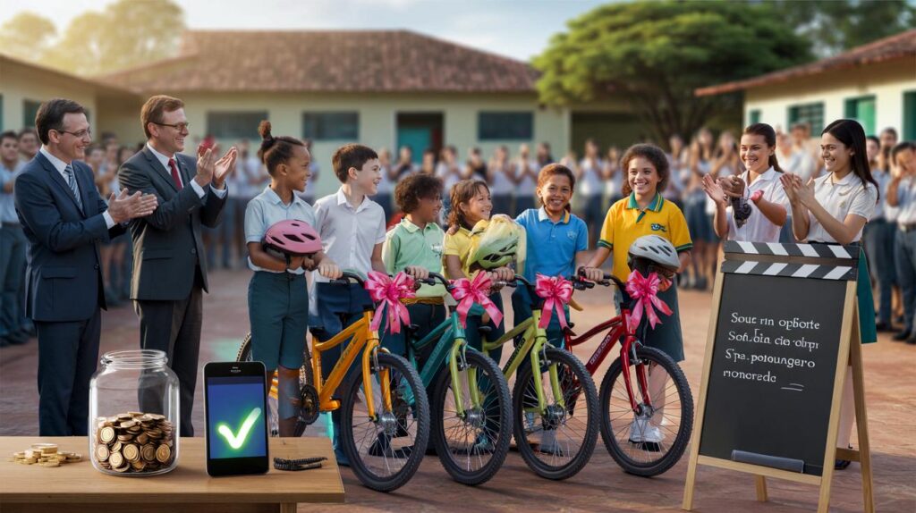 Pais e alunos, vocês viram? 8 jovens ganham bicicletas por 4 roteiros em Tapejara: como participar