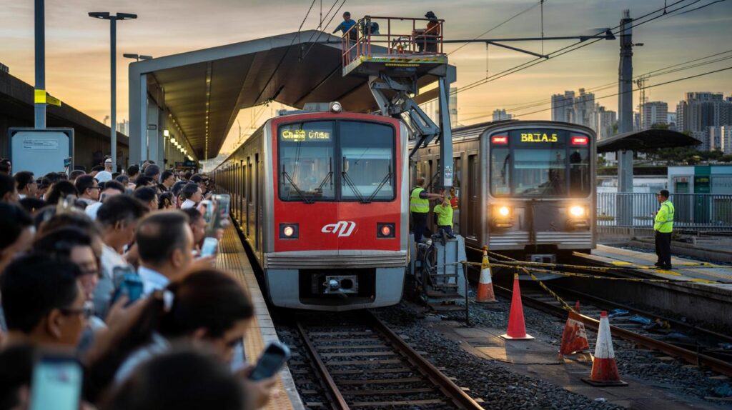 Pane na linha 11-coral trava a volta: você ficou preso no Brás por 149 minutos na segunda (3)?