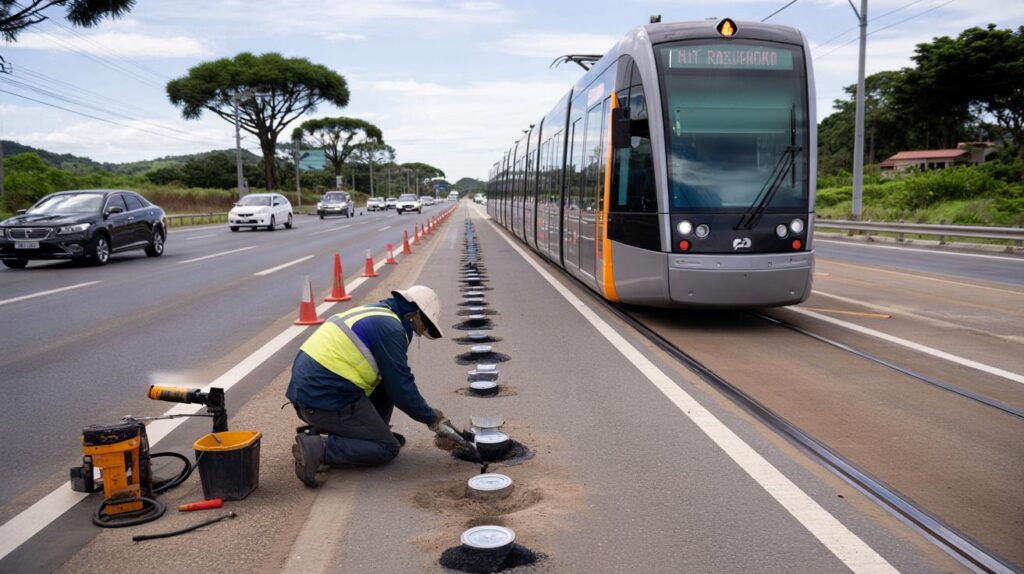 Paraná instala ímãs do BUD entre Pinhais e Piraquara: você usaria um bonde sem trilhos a 70 km/h?