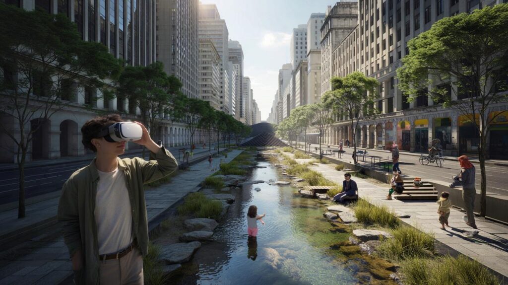 Paulistano, você toparia ver 8 minutos em VR no Anhangabaú sem asfalto: rios voltam à luz?