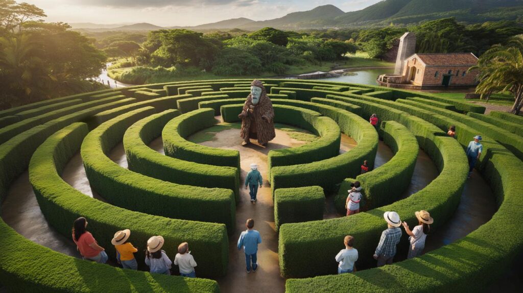 Pequena cidade de SC tem labirinto gigante de 6,5 mil árvores: você se perderia com sua família?