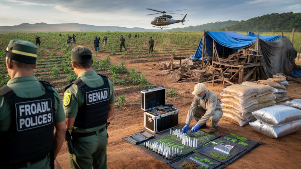 PF e SENAD no Paraguai: você sente o impacto quando 309 hectares somem e 96 acampamentos caem?