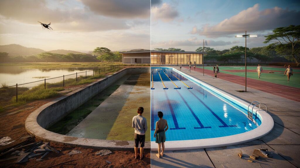 Piscina César Cielo: 13 anos parada, R$ 20 milhões e nova chance em SP — você confia na retomada?