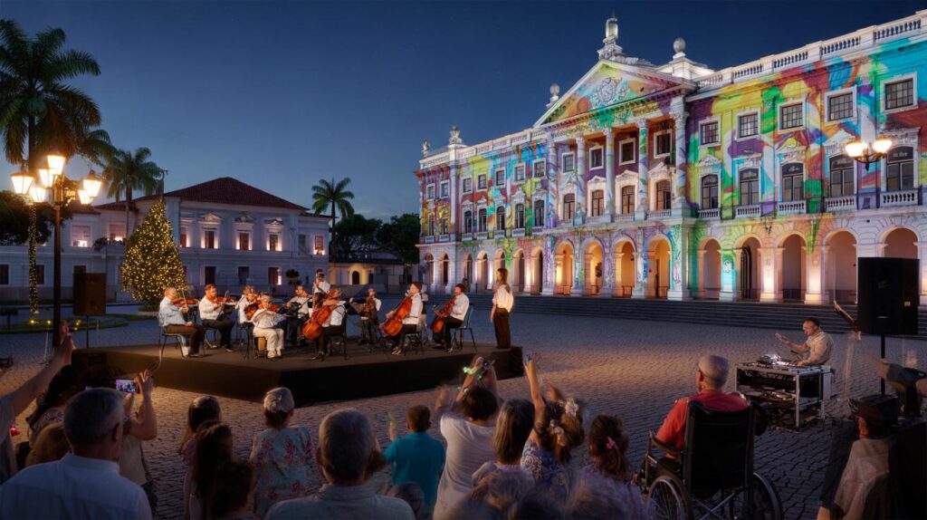 Poços de Caldas faz 153 anos: você vai perder o videomapping no Palace e 12 atrações grátis?