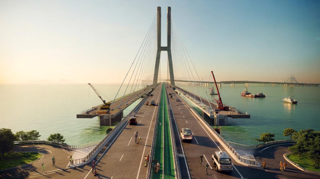 Ponte de Guaratuba atinge 75% e muda sua vida no litoral do Paraná: fila acaba, ciclovia vem aí?