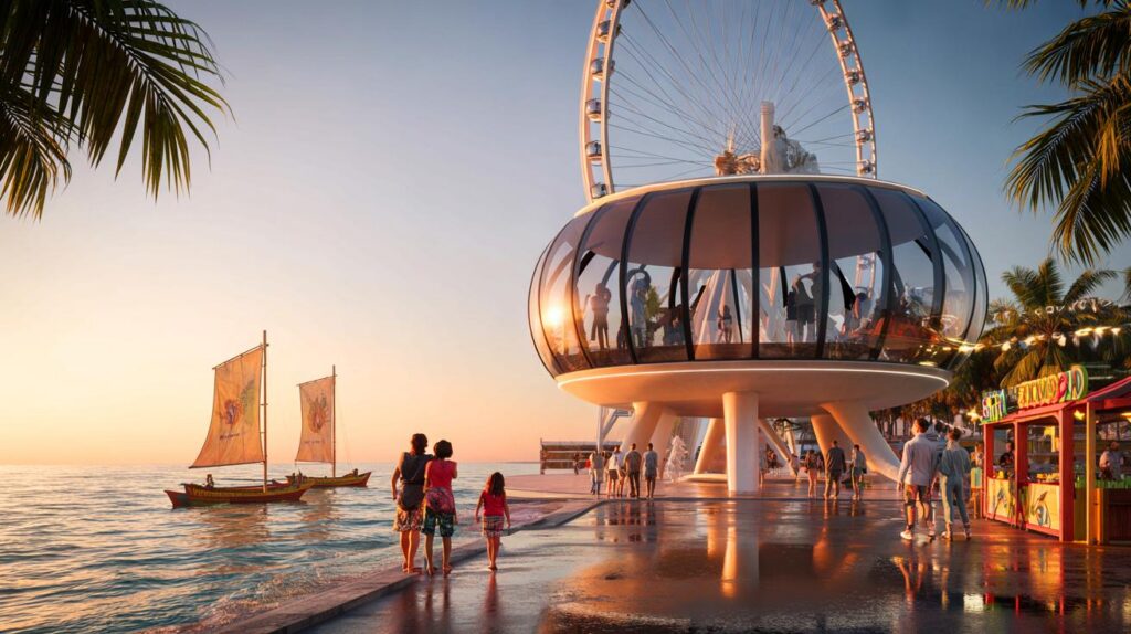 Primeira roda-gigante do Nordeste abre com promoção de R$ 35: quem aí vai encarar a vista de 42 m?