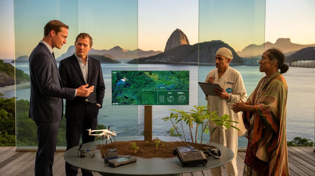 Príncipe William no Brasil: você viu quem apareceu de surpresa no Rio? Leonardo DiCaprio ao seu lado