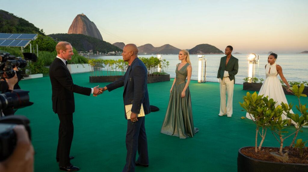 Príncipe William no Rio: você viu quem brilhou no tapete verde e os R$ 35 milhões em jogo?