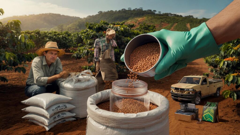 Produtor, seu café pode estar em risco: 5 cidades de MG têm prejuízo com adubo falso agora