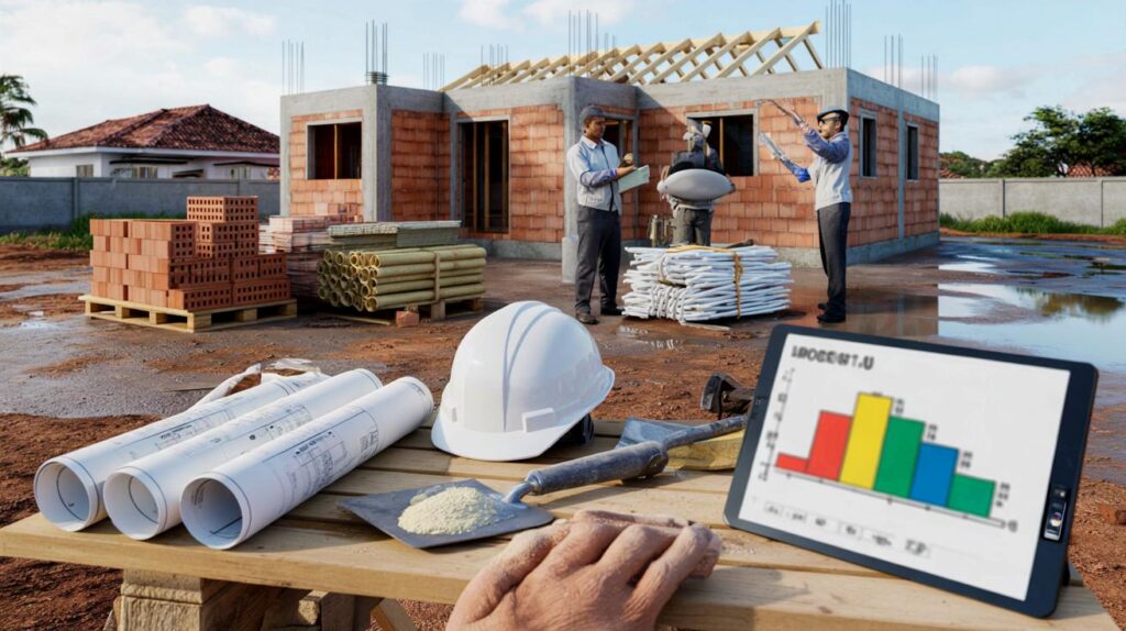 Quanto custa construir uma casa de 80 m² em 2025: veja o valor atualizado, etapa por etapa