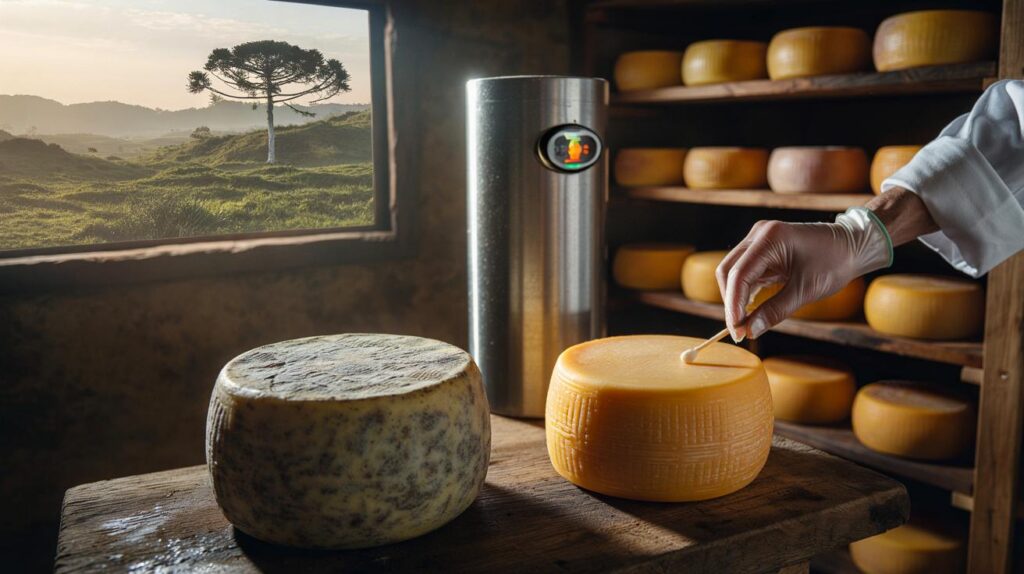 Queijo serrano em jogo: você aceita 30 dias a 12,5°C, menos fungos e vendas rápidas, ou mantém 60?