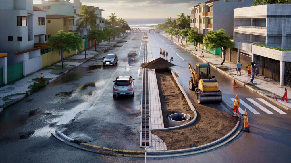 R$ 7 milhões na Guilhermina: você vai ter menos alagamentos e ruas novas em Praia Grande?