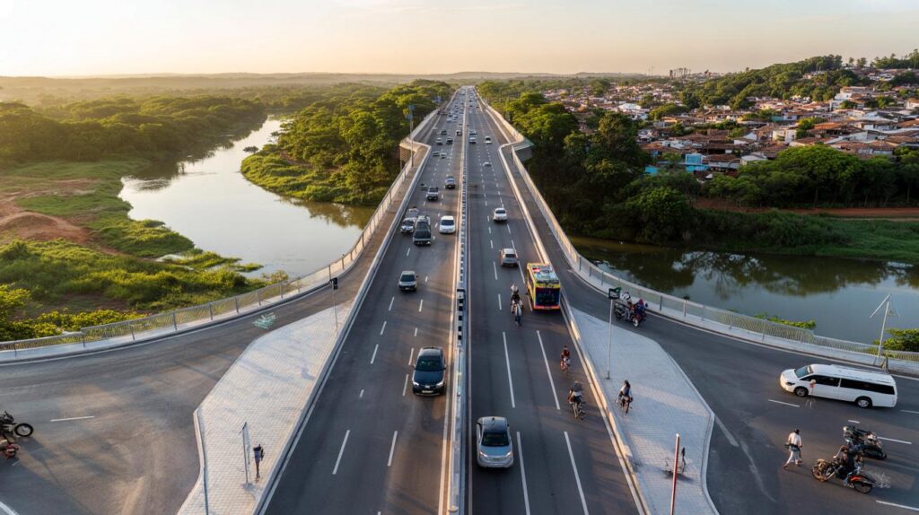 Rondonópolis terá ponte de 60 m no Arareau: você quer menos congestionamento já ou espera 14 meses?