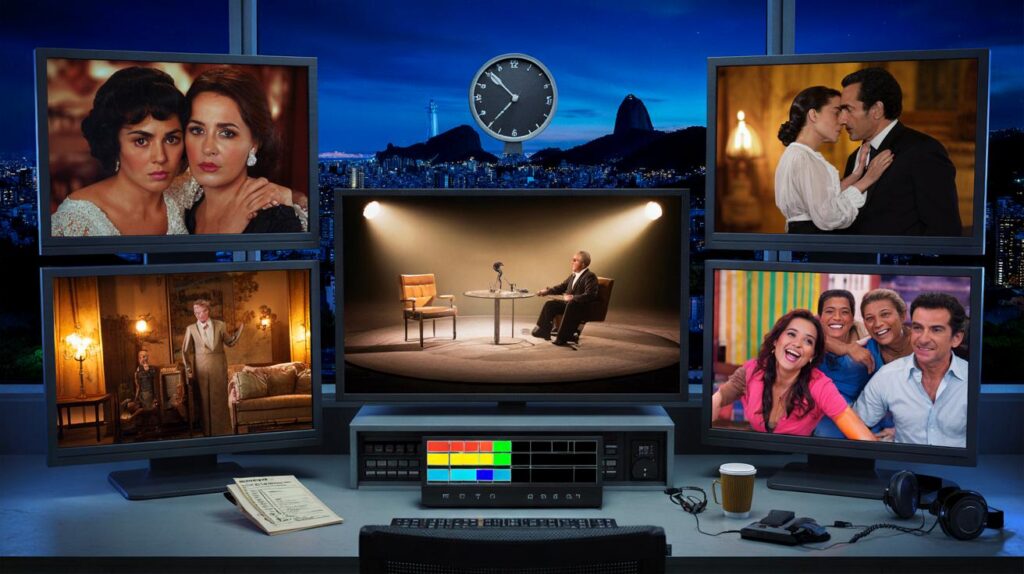 Sem Pedro Bial, Globo muda a madrugada: 3 novelas em reprise e humor ocupam 1h às 5h, você aprova?