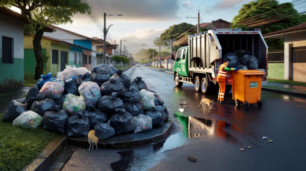 Semasa aciona plano e você fica no prejuízo? Coleta falha em Lages atinge 5 bairros; e agora
