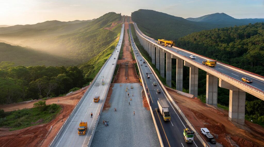 Serra das Araras na Via Dutra: você vai encarar 8 novos viadutos já em 2026 e obra chega a 50%