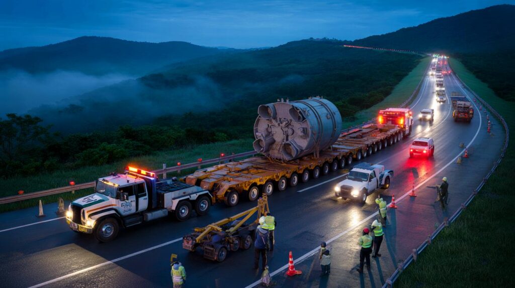 Serra das Araras vai parar: você vai encarar 8 horas de bloqueio por carga de 845 t na Dutra?
