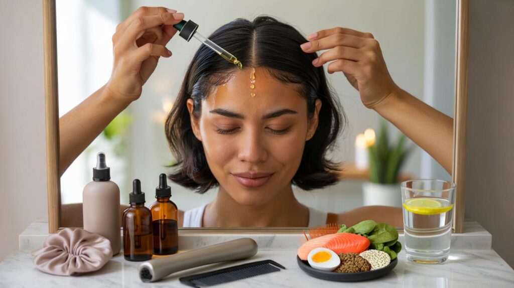 Seu cabelo não passa do ombro? 7 passos testados para crescer 2 cm por mês sem truques caros