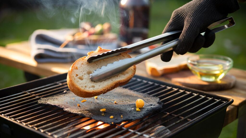 Seu churrasco agradece : 1 pedaço de pão duro limpa a grelha em 5 minutos — você já testou?