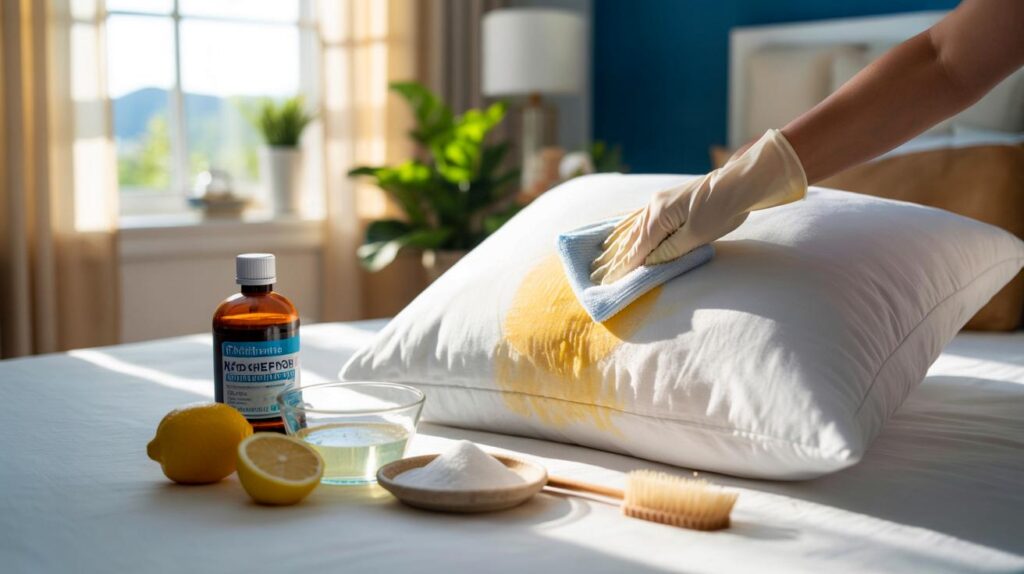 Seu travesseiro está amarelo? 10 minutos, peróxido 10 volumes e sol podem salvar seu sono hoje