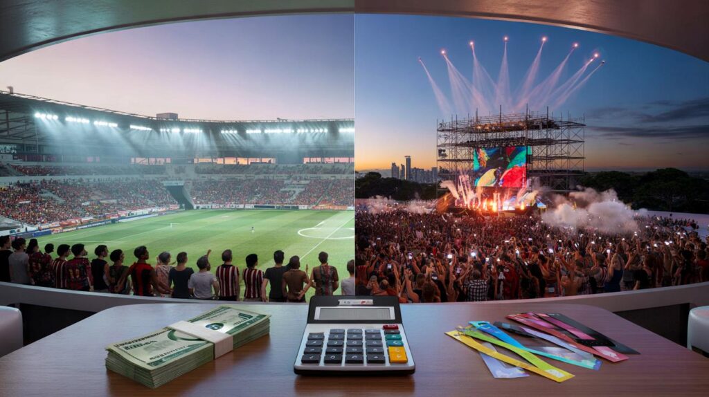 Shows no Morumbis : você perde com o time longe, mas o São Paulo ganha quanto com 9 eventos em 2025?