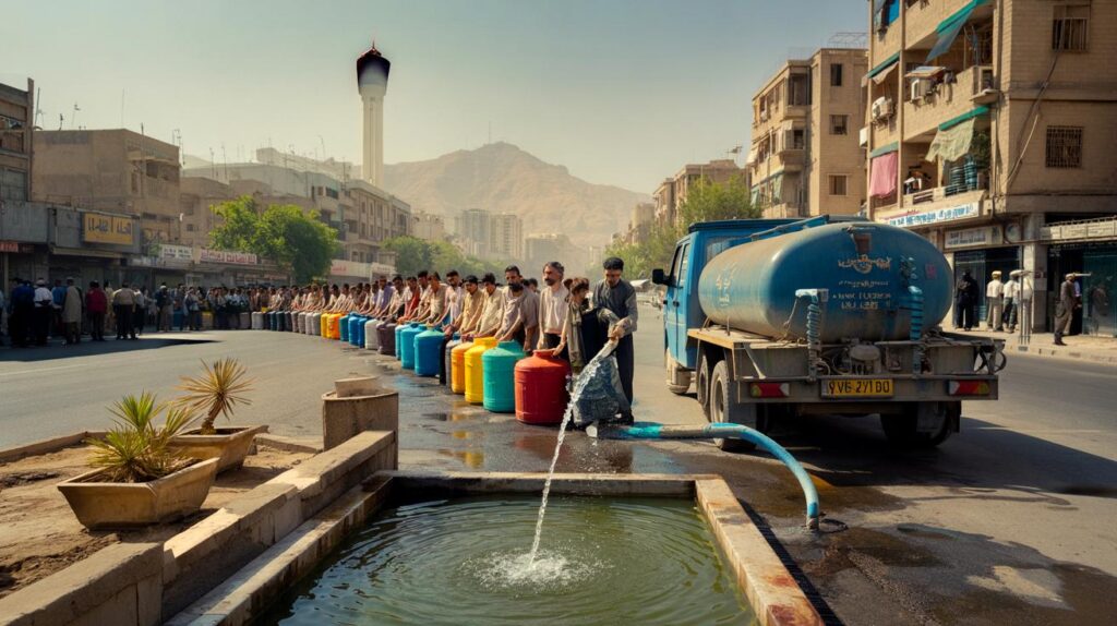 Teerã à beira do dia zero: 10 milhões e você sem água em 14 dias — o que está por trás agora