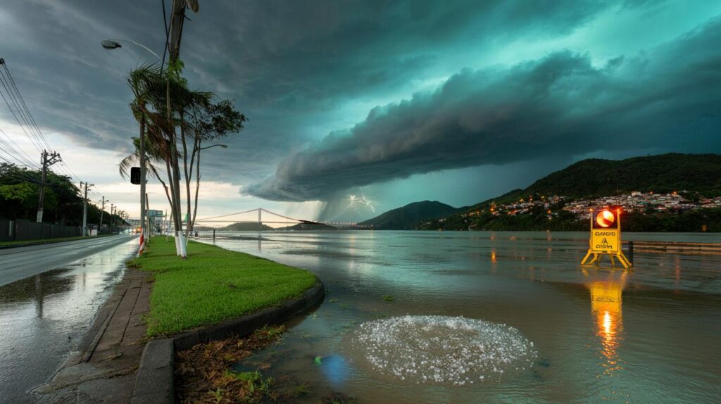 Temporais em Santa Catarina: você preparado para rajadas de 80 km/h, granizo e falta de luz?