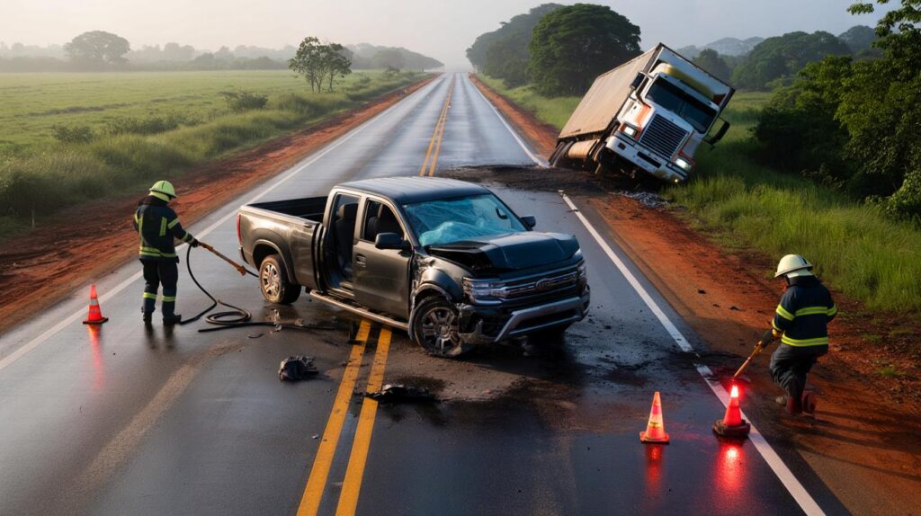 Tragédia na BR-376 em MS: carro parte ao meio e motorista de 47 anos morre, poderia ser você?