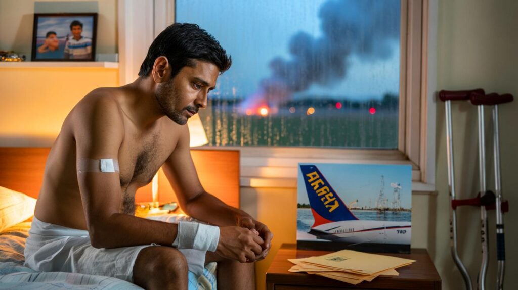 Único sobrevivente de queda da Air India fala com dor e culpa: 241 mortos e uma pergunta para você