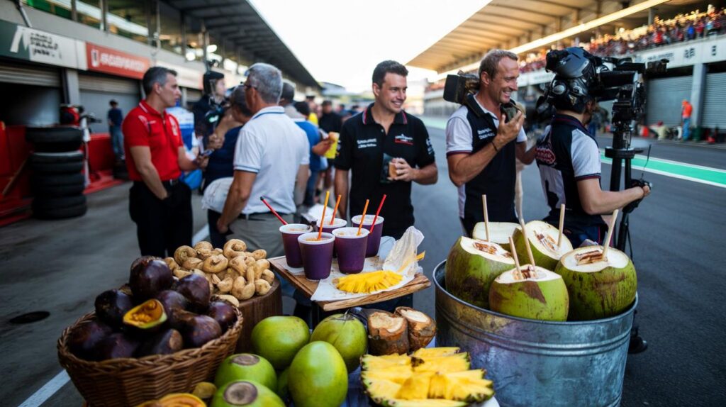 Vai encarar a fila por açaí e pão de queijo? No GP de São Paulo, frutas grátis te fisgam agora