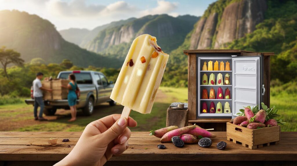 Vai encarar um picolé de inhame? no ES, família com 50 sabores conquista mercados e turistas