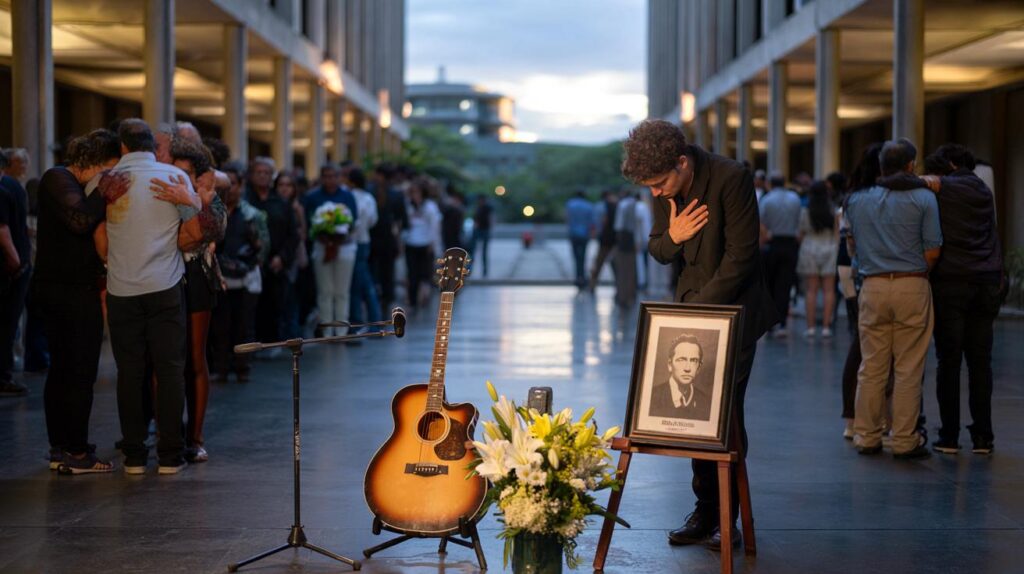Velório de Lô Borges no Palácio das Artes: você se lembra do que Gabriel Guedes disse em público?