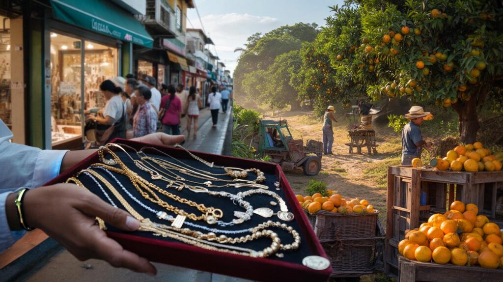 Você a 2 horas de SP: a cidade que rende joias baratas e 11,3 milhões de toneladas de laranja