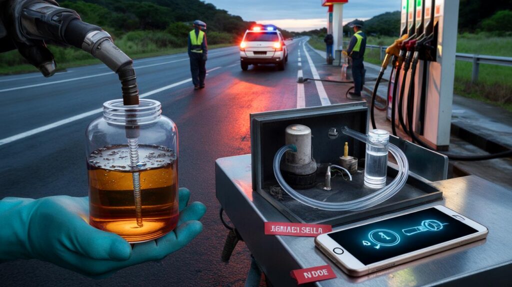 Você abasteceu na Raposo Tavares km 128? polícia achou esquema com app e água no combustível