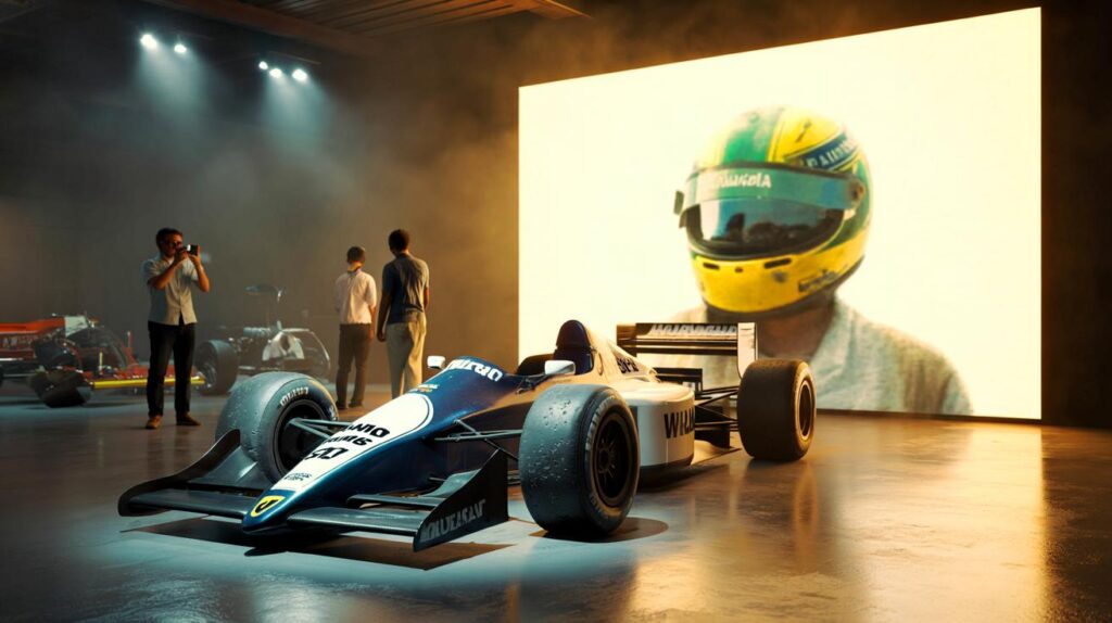 Você aceitaria encarar Ayrton Senna depois de 1994: escultura de R$ 4,3 mi intriga em São Roque