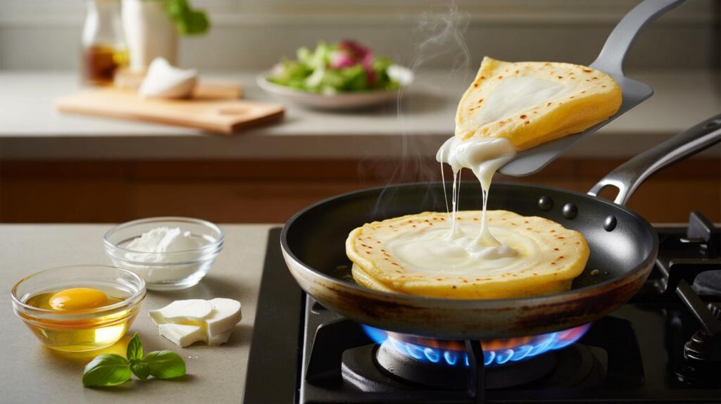 Você acordou atrasado? pastel crocante na frigideira em 5 minutos com 3 ingredientes salva o jantar