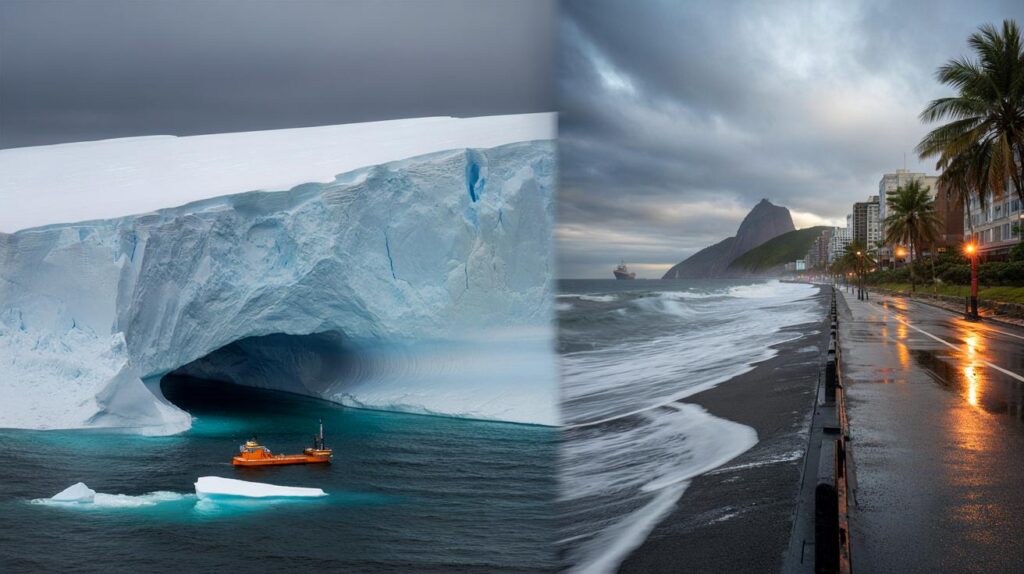 Você aí em casa está preparado: um glaciar três vezes Lisboa derrete 10 vezes mais rápido hoje